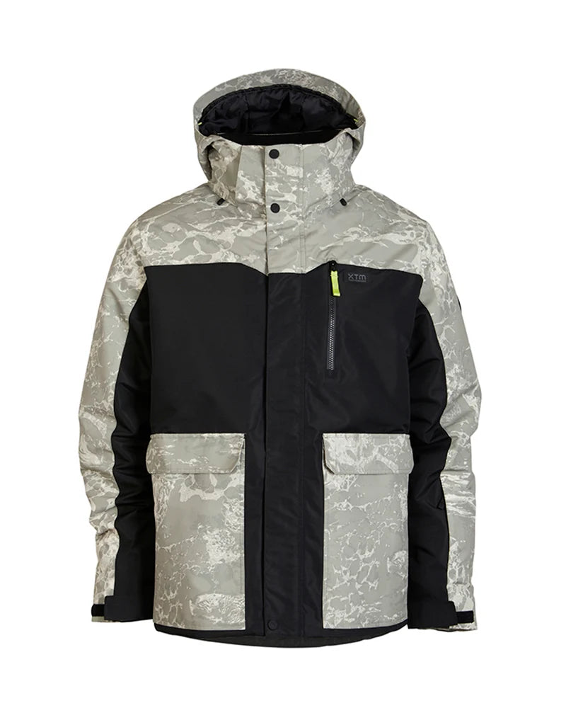 Snow Jacket XTM Knox Mens Ski Jacket - Black, Evergreen, Stone Caves