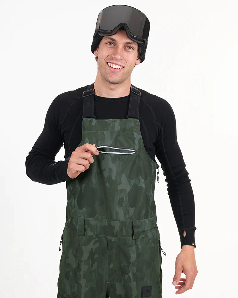 XTM Snow Bib & Brace Fletcher Mens Bib Snow Ski Pant - Snowgum