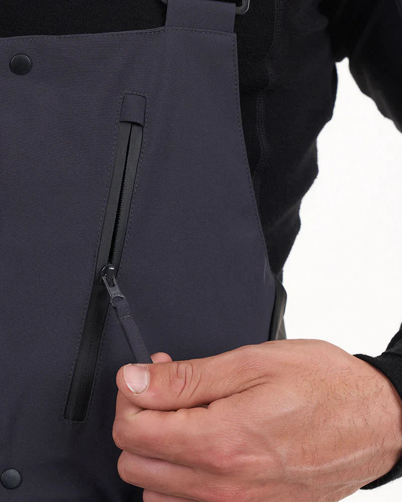 XTM Snow Bib & Brace Lithium IV Mens- Granite