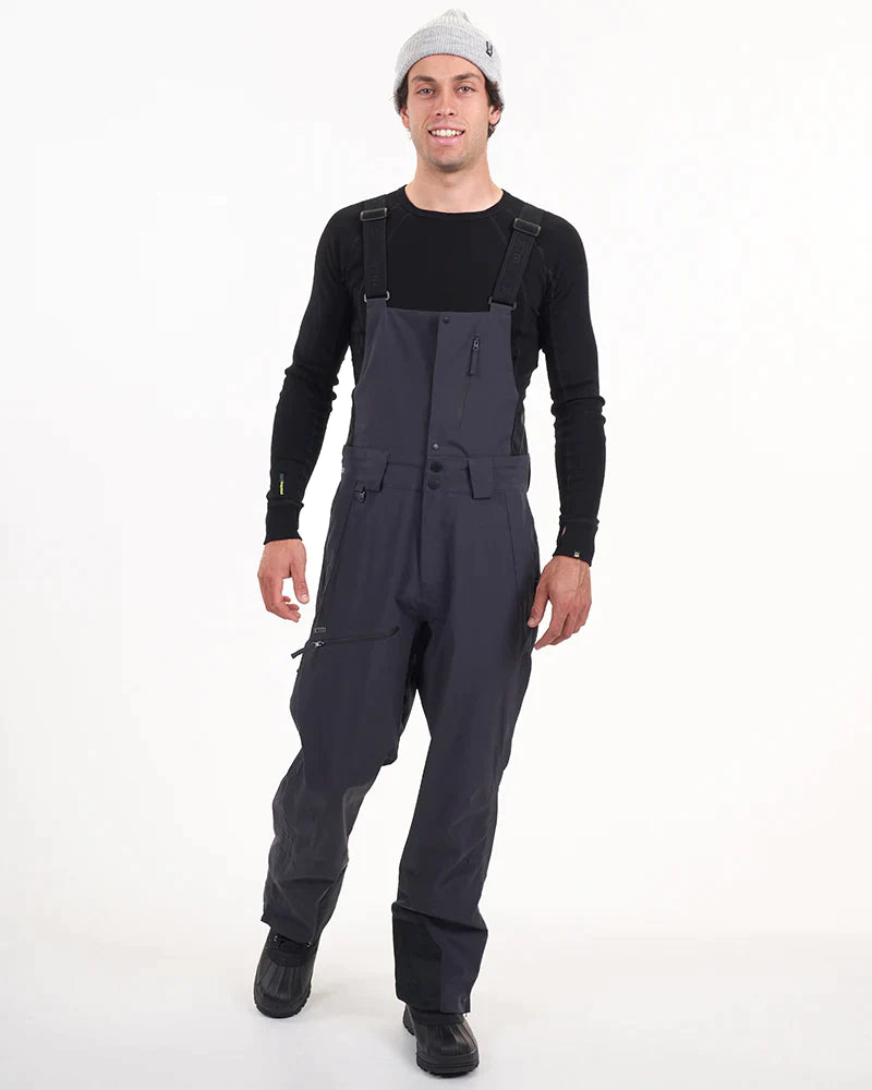 XTM Snow Bib & Brace Lithium IV Mens- Granite