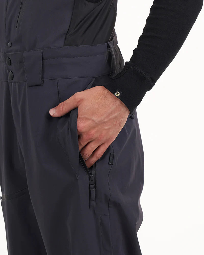 XTM Snow Bib & Brace Lithium IV Mens- Granite