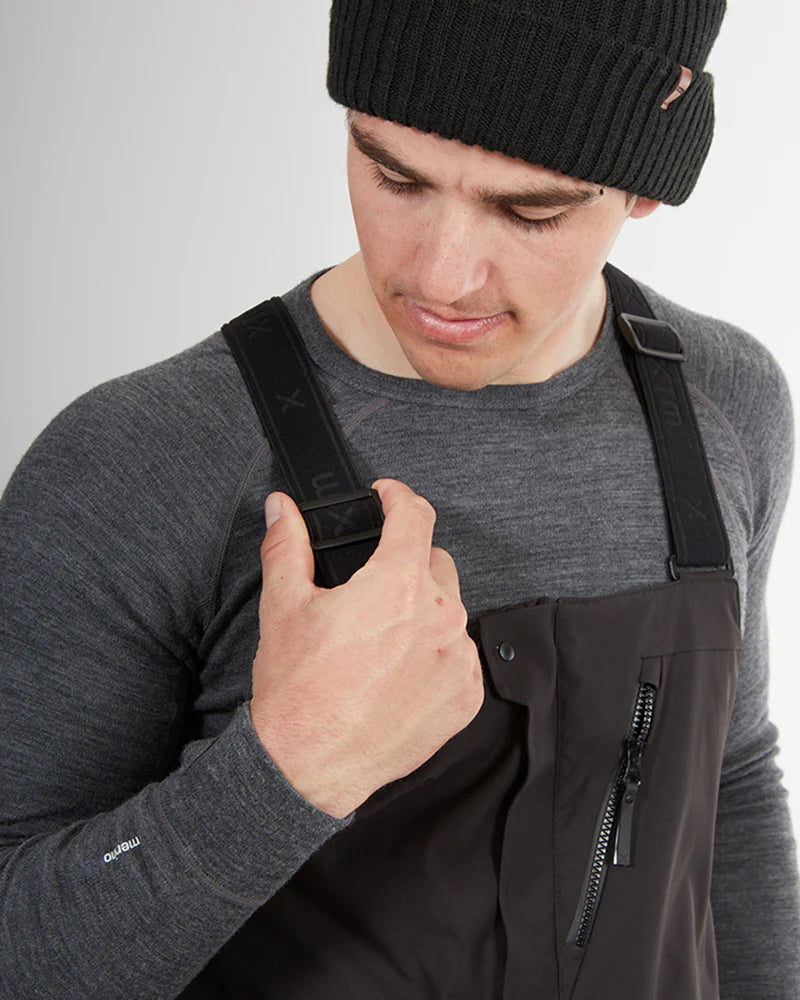 Snow Bib & Brace XTM Stratum Mens Ski Pant- Black