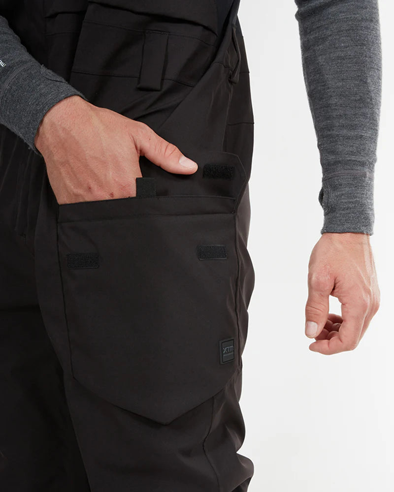 Snow Bib & Brace XTM Stratum Mens Ski Pant- Black
