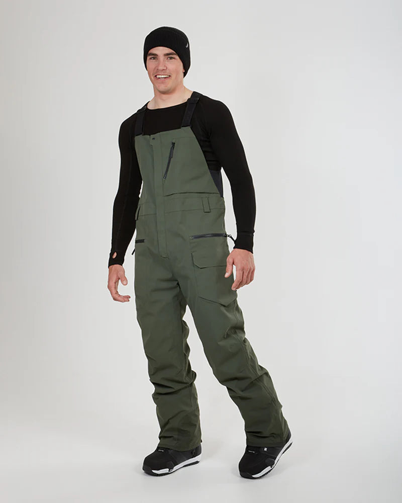 Snow Bib & Brace XTM Stratum Mens Ski Pant- Ivy