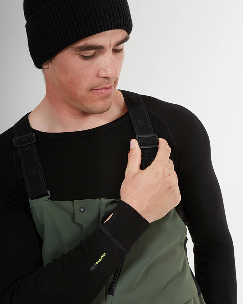 Snow Bib & Brace XTM Stratum Mens Ski Pant- Ivy