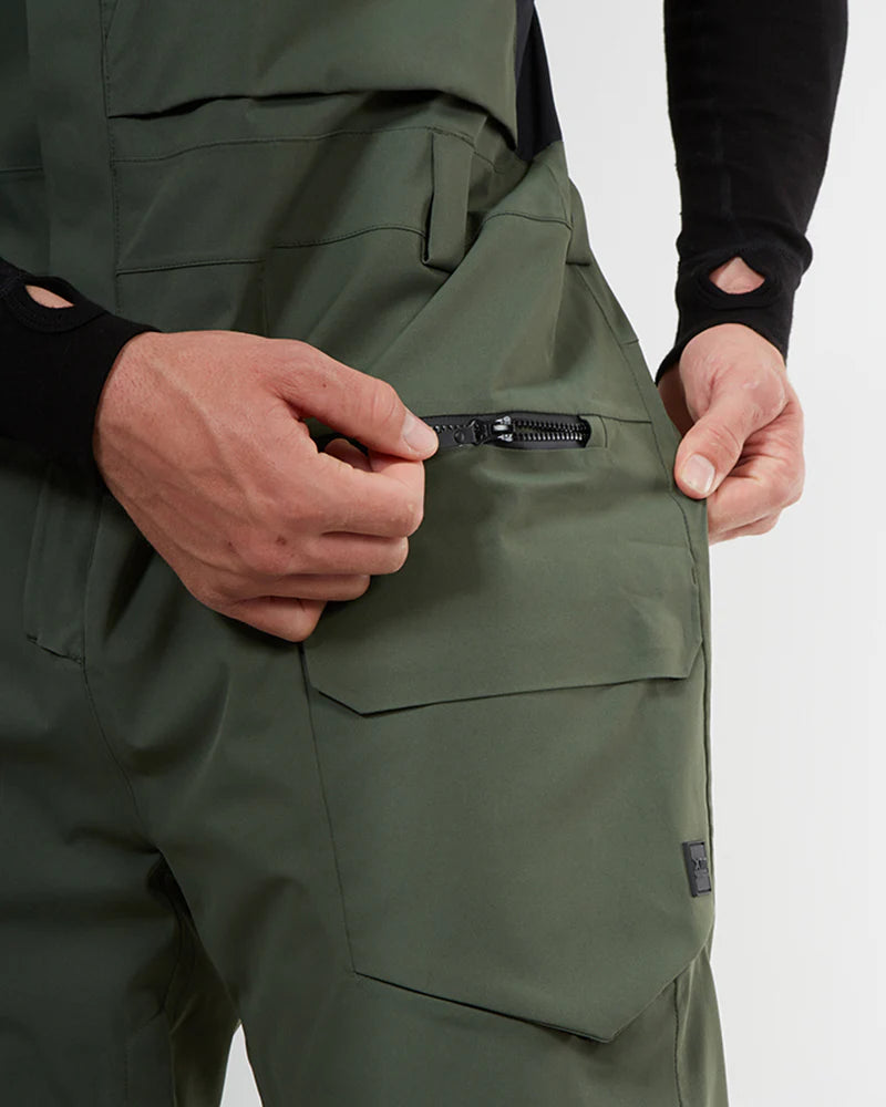 Snow Bib & Brace XTM Stratum Mens Ski Pant- Ivy