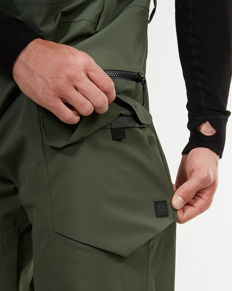 Snow Bib & Brace XTM Stratum Mens Ski Pant- Ivy