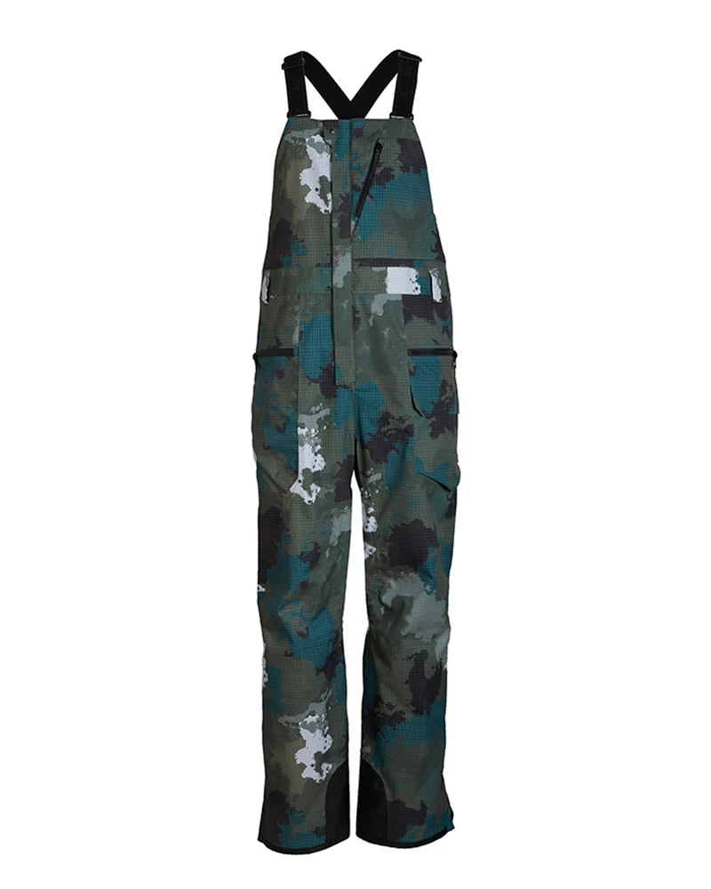 XTM Stratum Mens Ski Bib Pant- Black, Mallard Camo, Concrete NEW