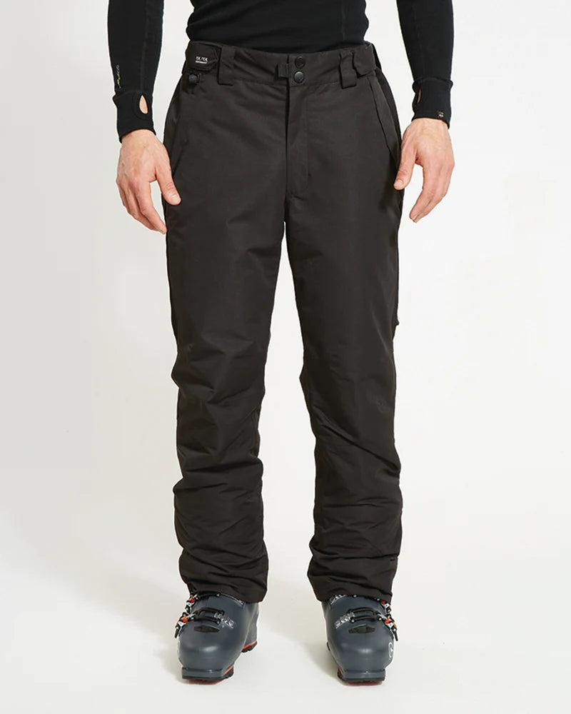 XTM Mens Glide Ski Pants Shorter Leg - Black