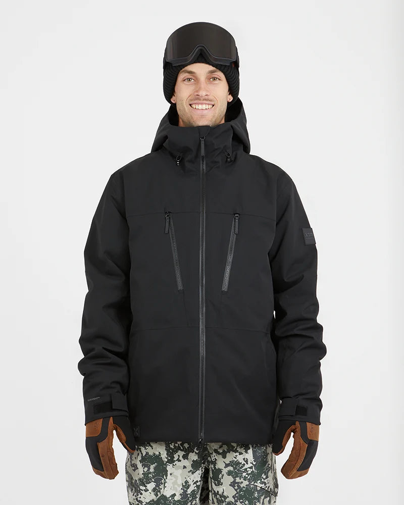 XTM Mens Exposure Snow Jacket- Black, Concrete, Mallard Green NEW