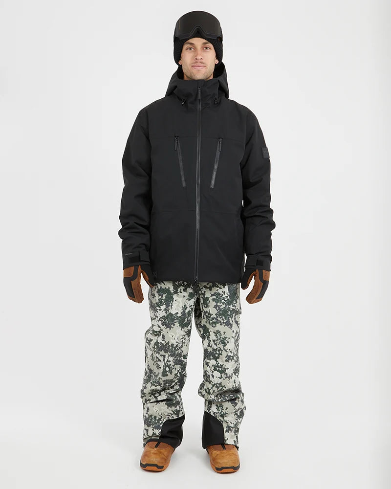 XTM Mens Exposure Snow Jacket- Black, Concrete, Mallard Green NEW