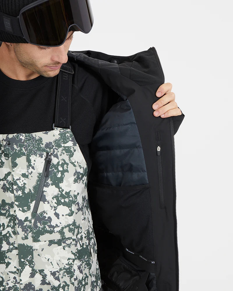 XTM Mens Exposure Snow Jacket- Black, Concrete, Mallard Green NEW