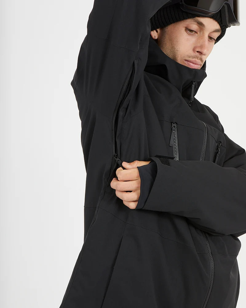 XTM Mens Exposure Snow Jacket- Black, Concrete, Mallard Green NEW