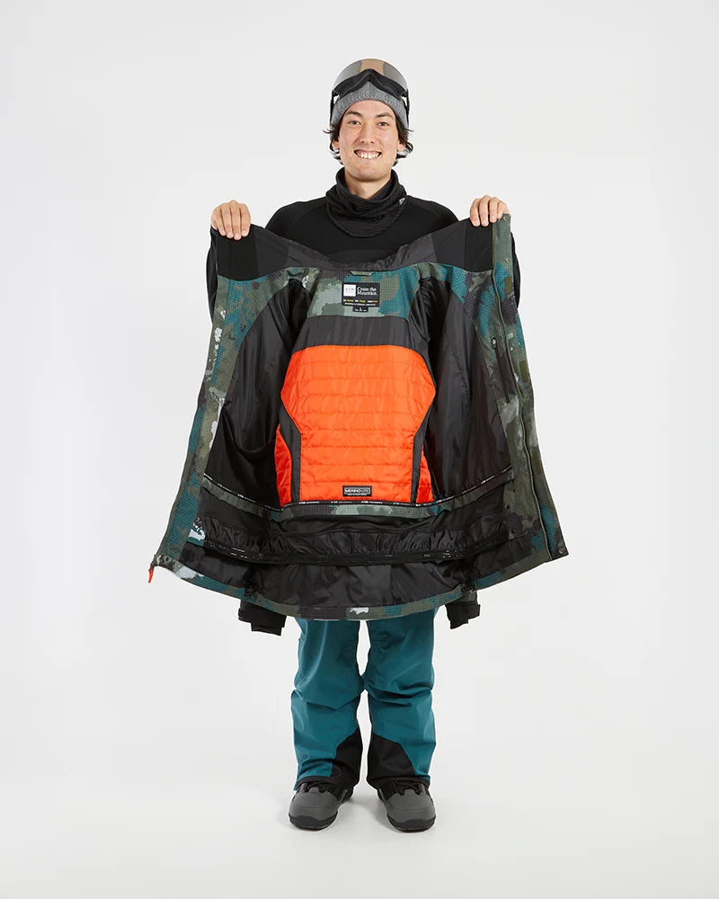 XTM Mens Drift Ski Jacket- Mallard Camo, Mallard Camo, Mallard Green NEW