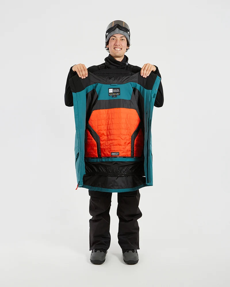 XTM Mens Drift Ski Jacket- Mallard Camo, Mallard Camo, Mallard Green NEW