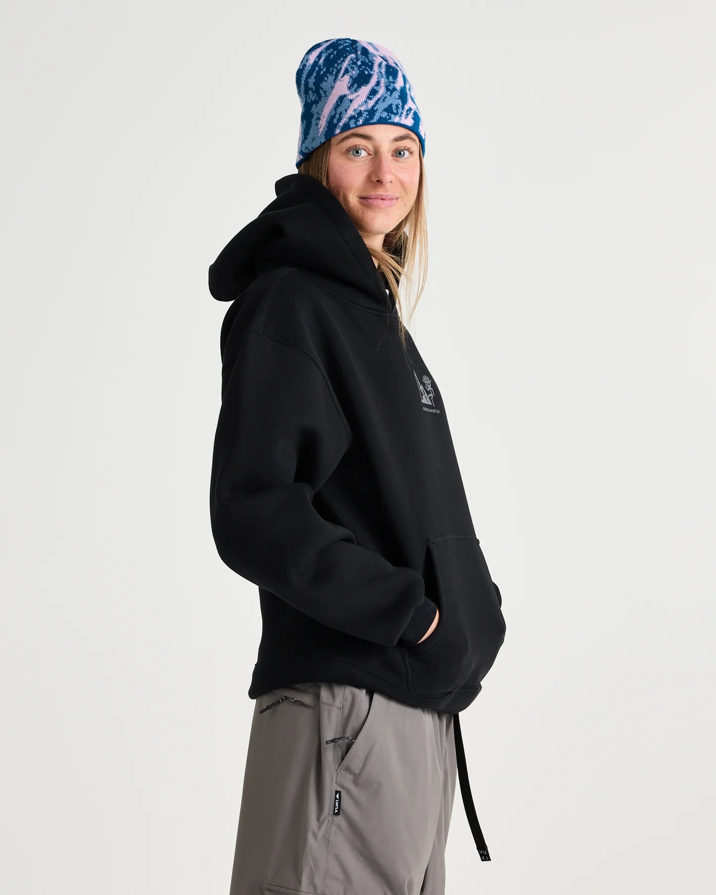 YUKI THREADS Alpine Hike Club Hoodie - Black