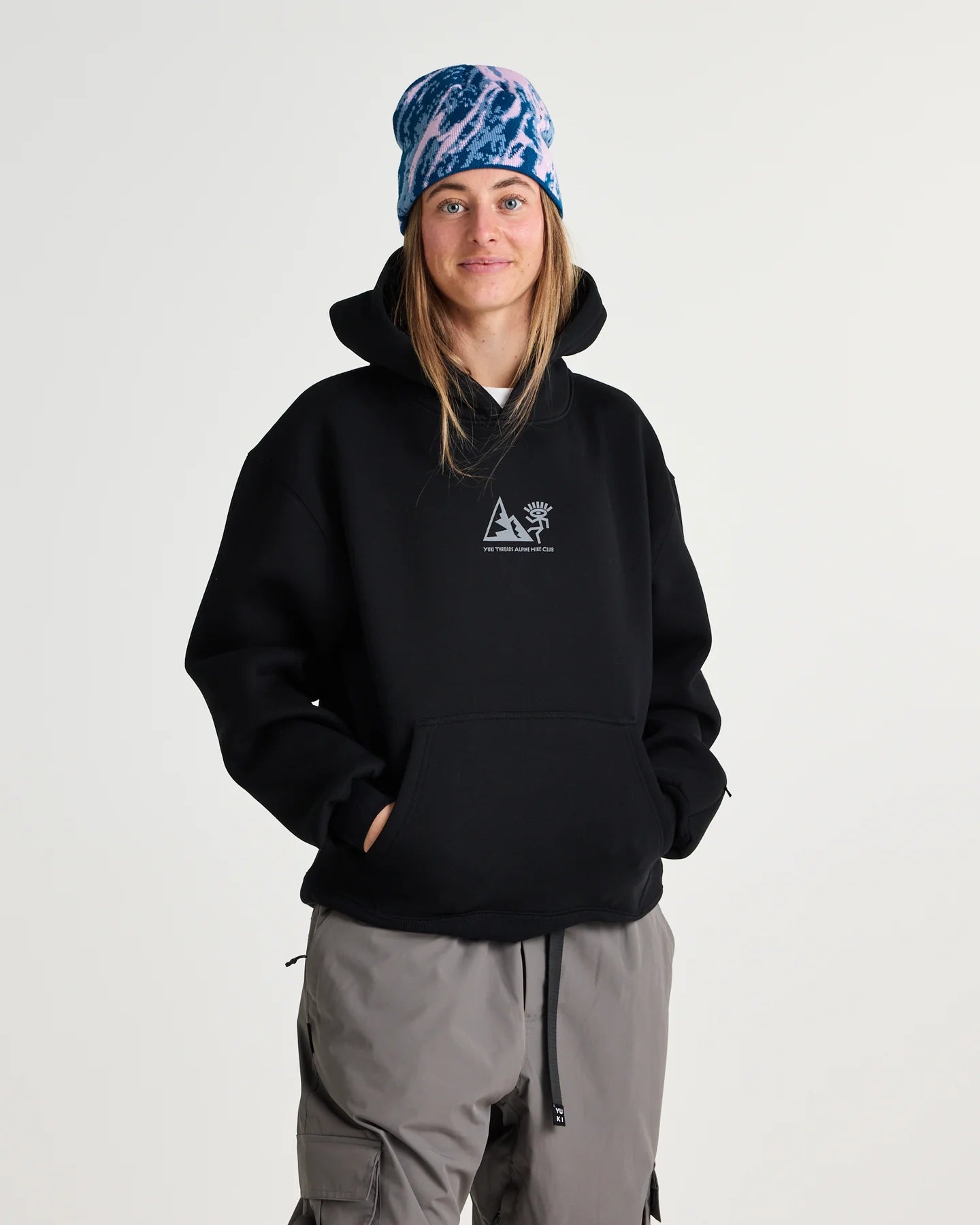YUKI THREADS Alpine Hike Club Hoodie - Black