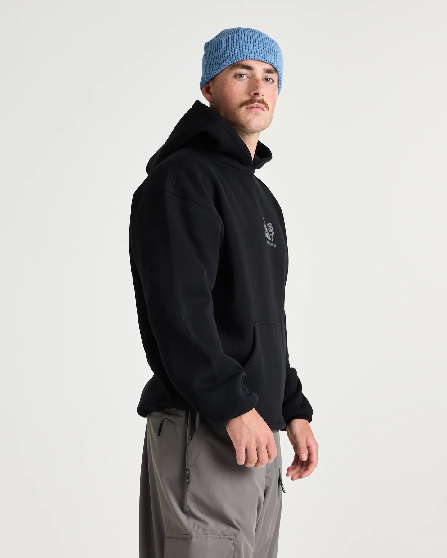 YUKI THREADS Alpine Hike Club Hoodie - Black