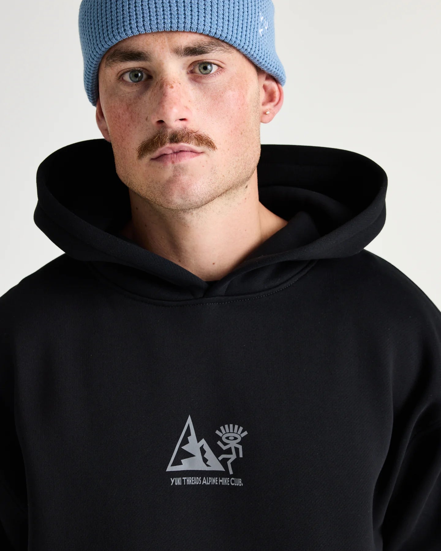 YUKI THREADS Alpine Hike Club Hoodie - Black