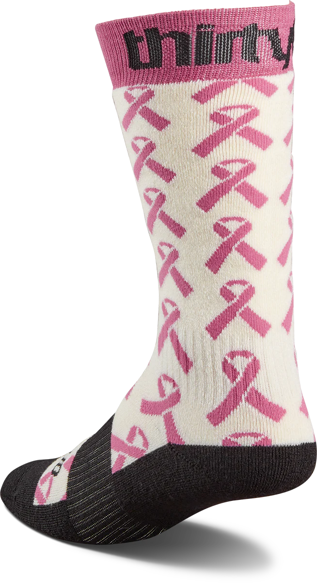 Snow Socks THIRTYTWO B4BC Merino Womens Sock -Pink 2025