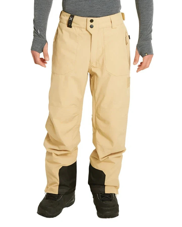 XTM Banks Snowboard Pant, Dusk Snowgum, Sand, Black