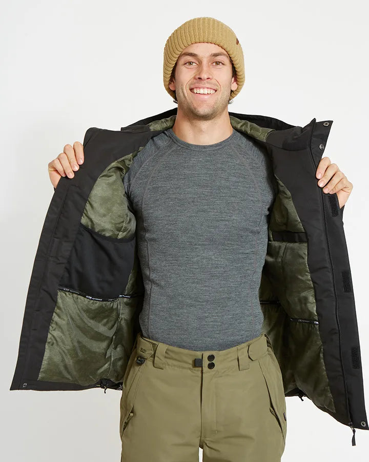 Snow Jacket XTM Brooks II Mens- Black