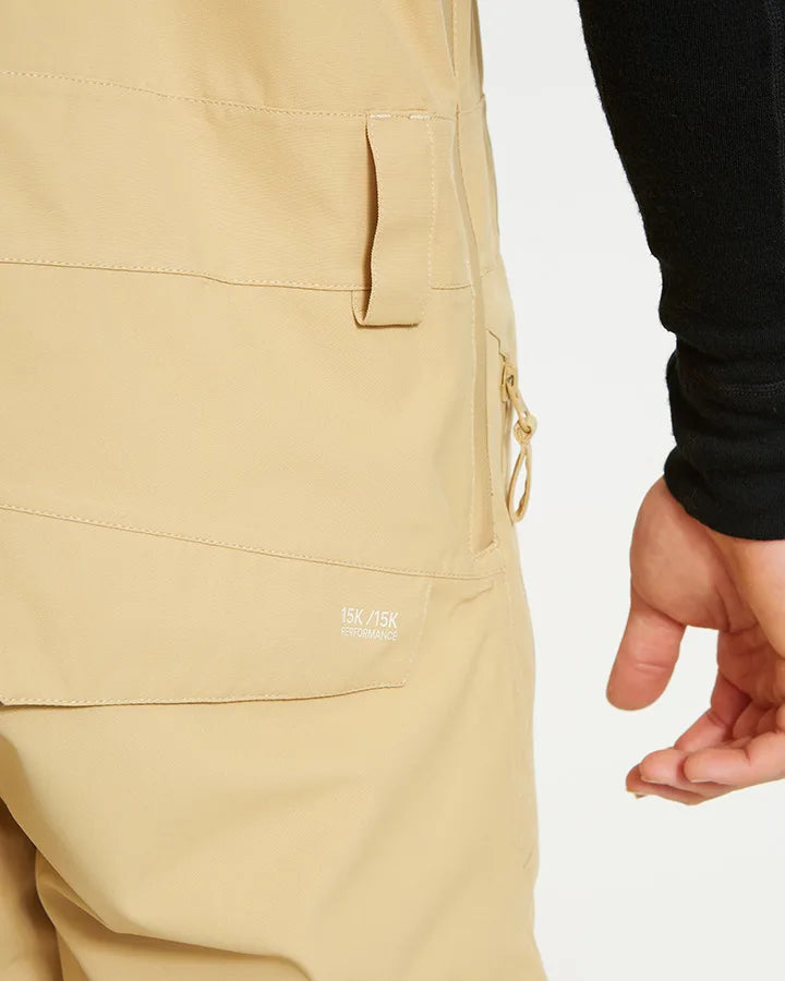 XTM Snow Bib & Brace Fletcher Mens -Sand