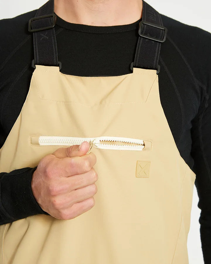 XTM Snow Bib & Brace Fletcher Mens -Sand