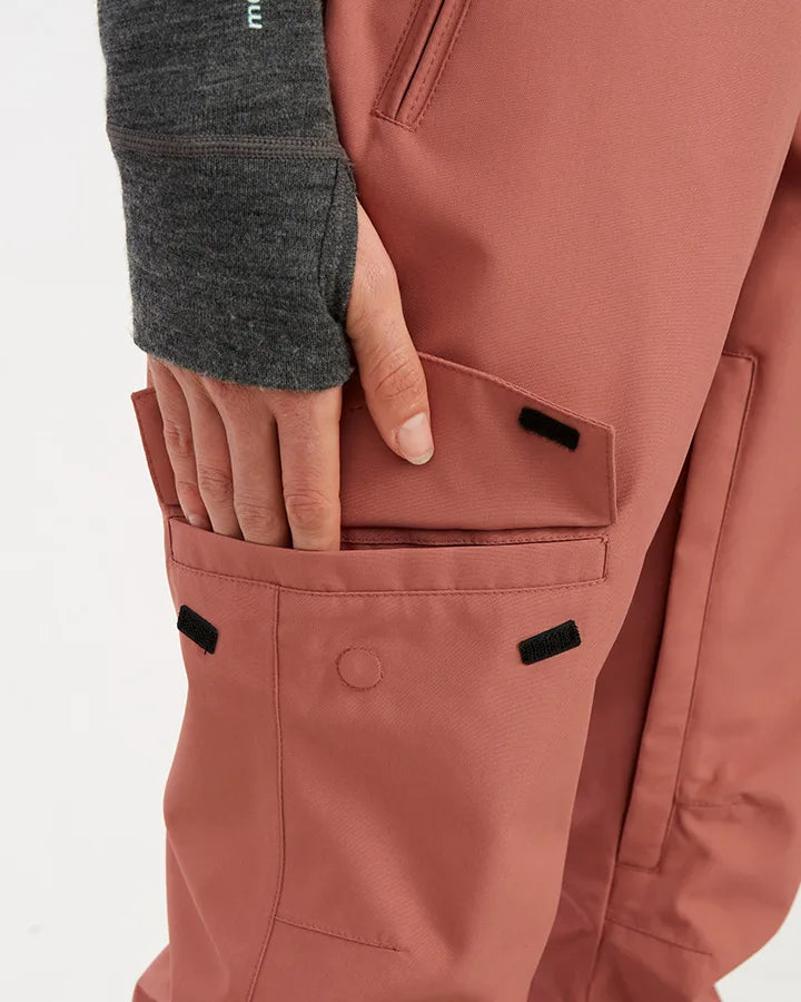 XTM Snow HARPER Bib & Brace Ladies Snow Pant -Dusty Pink