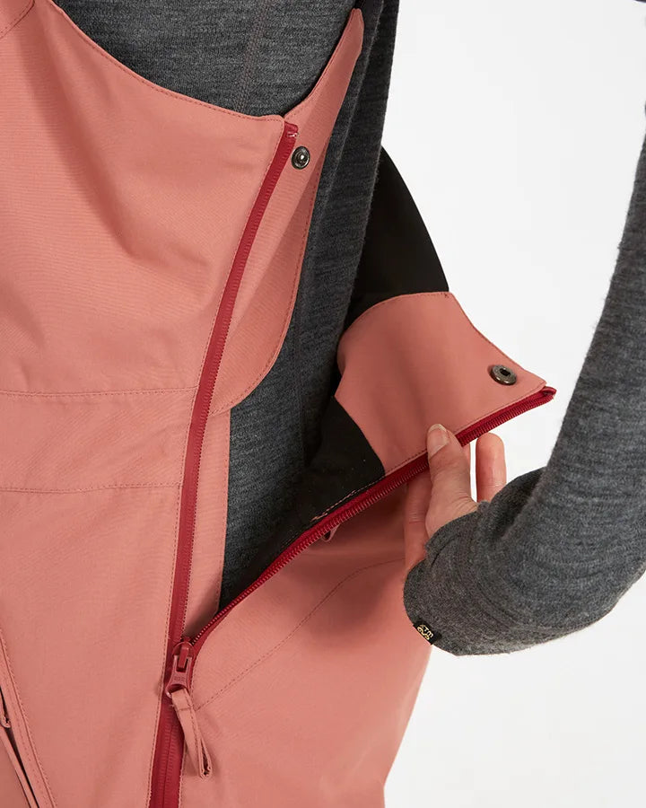 XTM Snow HARPER Bib & Brace Ladies Snow Pant -Dusty Pink