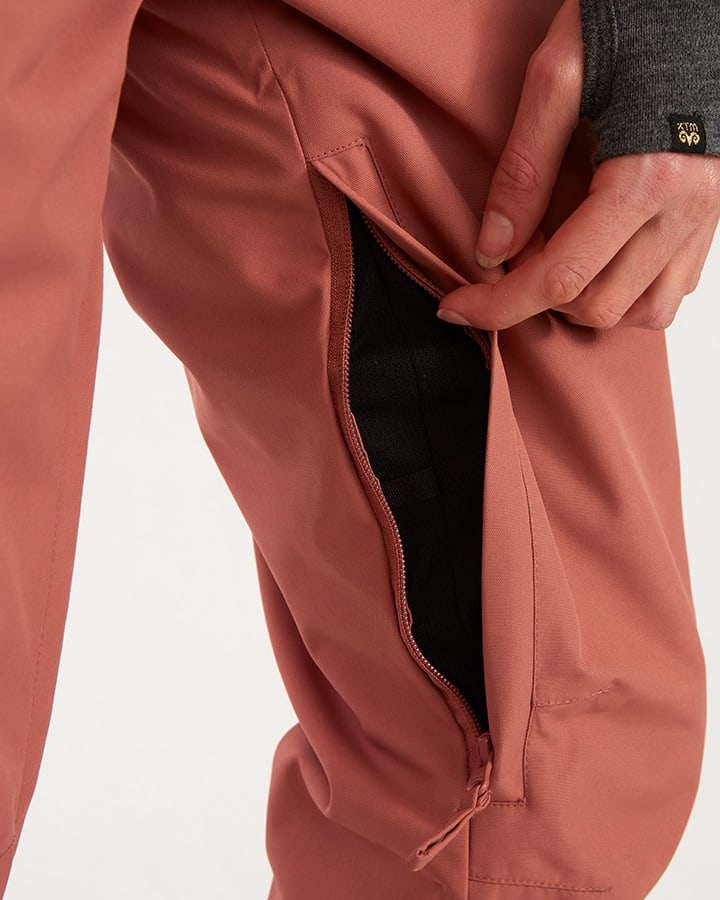 XTM Snow HARPER Bib & Brace Ladies Snow Pant -Dusty Pink