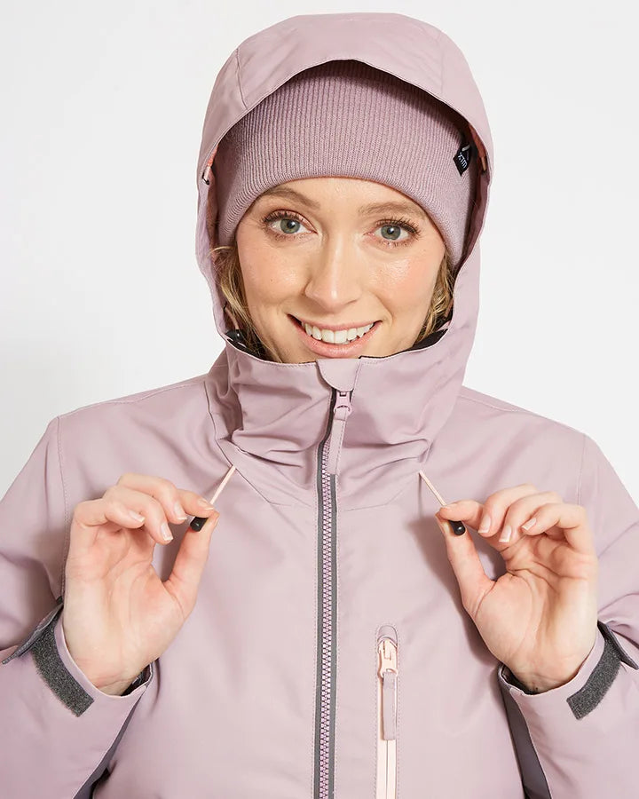 Snow Jacket XTM Lani II Ladies Jacket - Pavement Or Fog
