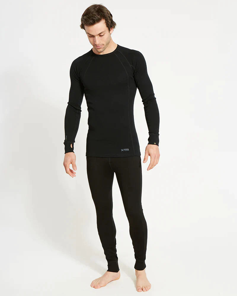 Thermal- XTM Men's Merino 230 Wool Thermal Pants- Black