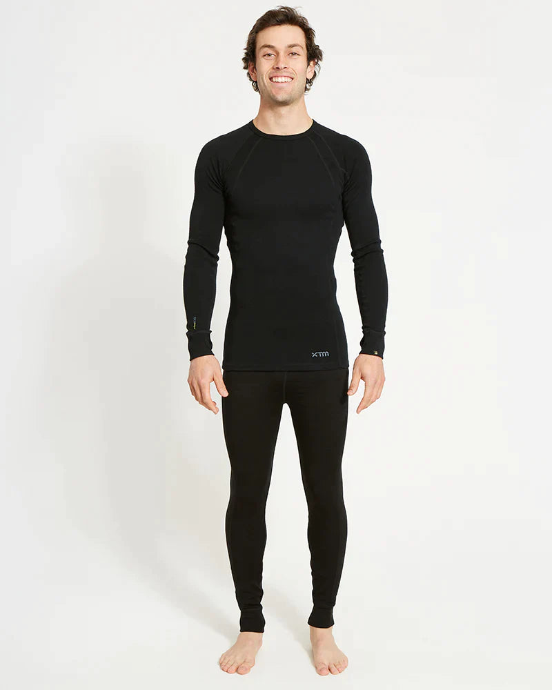 THERMAL TOP-Thermal XTM Men's Merino 230 Wool Long Sleeve- Black