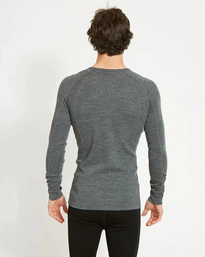 THERMAL TOP-XTM Men's Merino 230 Wool Long Sleeve - Grey