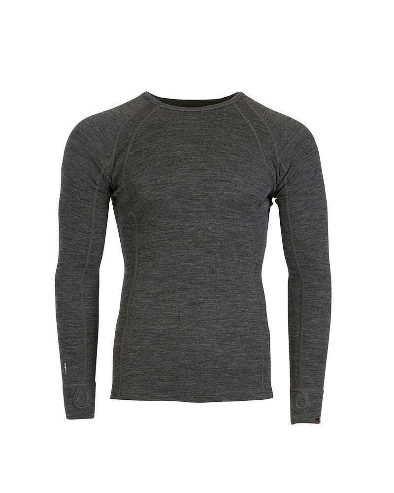 THERMAL TOP-XTM Men's Merino 230 Wool Long Sleeve - Grey