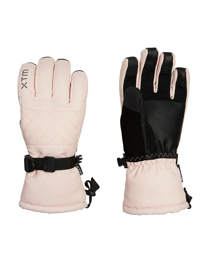 Snow Glove XTM Quilt Womens Glove -Soft Rose