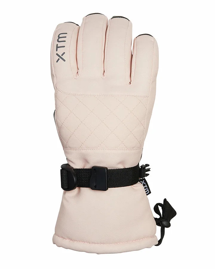 Snow Glove XTM Quilt Womens Glove -Soft Rose