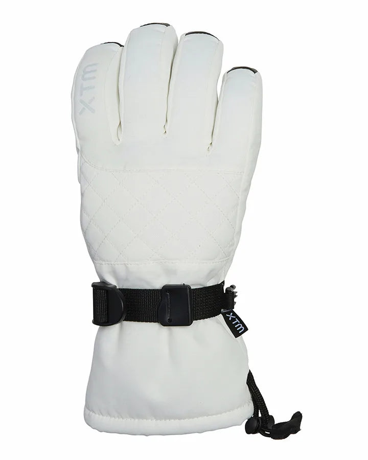 Snow Glove XTM Quilt Womens Glove - White
