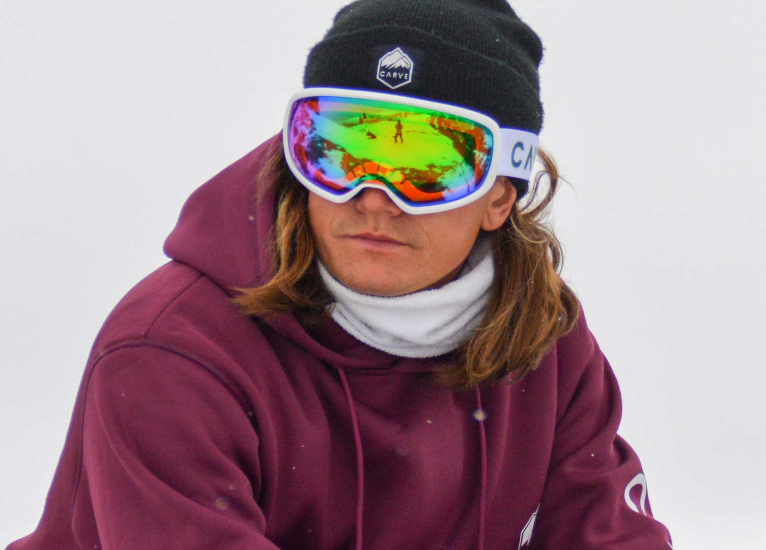 Snow Goggles Carve FIRST TRACKS White- Med