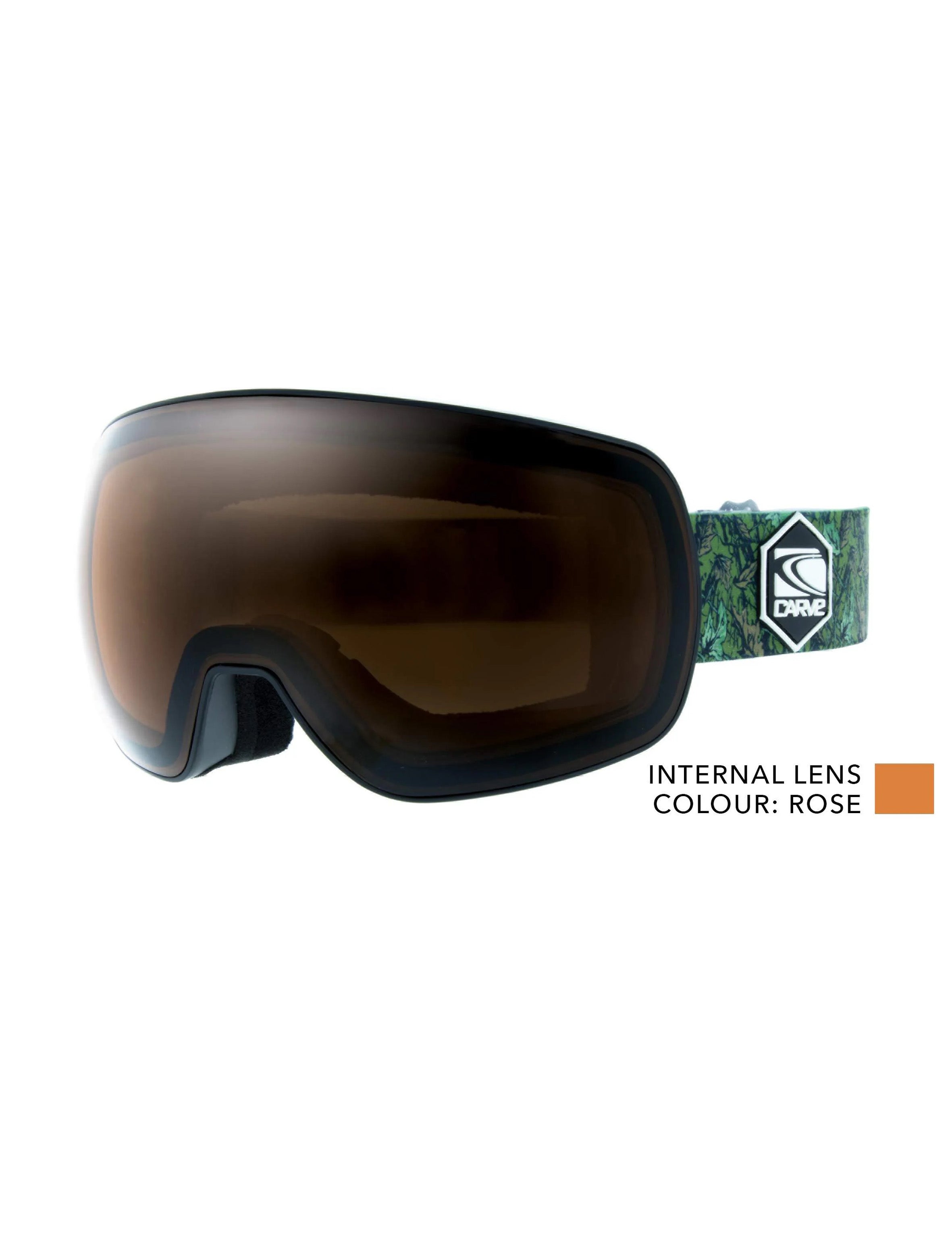 Snow Goggles CARVE SCOPE Low Light Photochromals Amber Lens