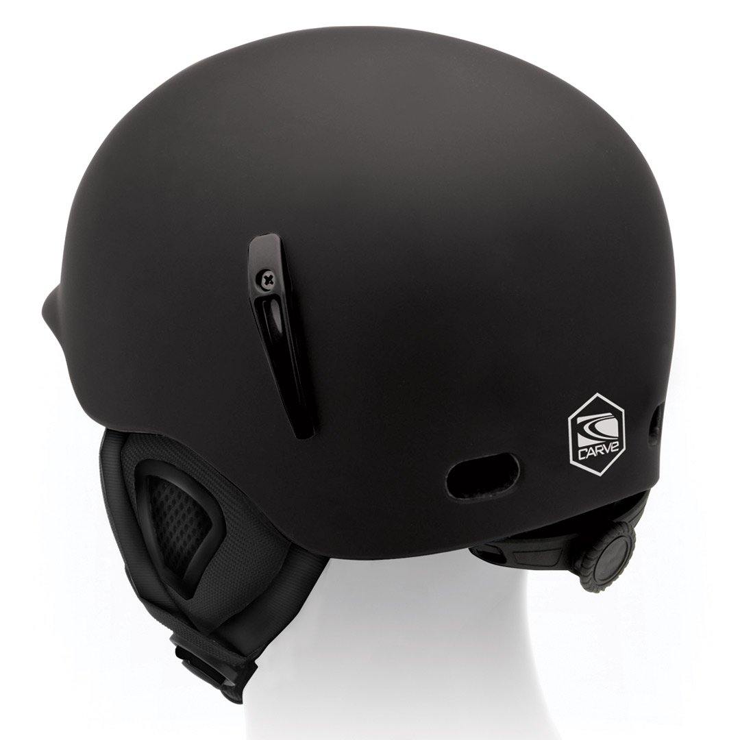 SNOW HELMET CARVE  REVERB Black Snow Helmet - Alleydesigns  Pty Ltd                                             ABN: 44165571264
