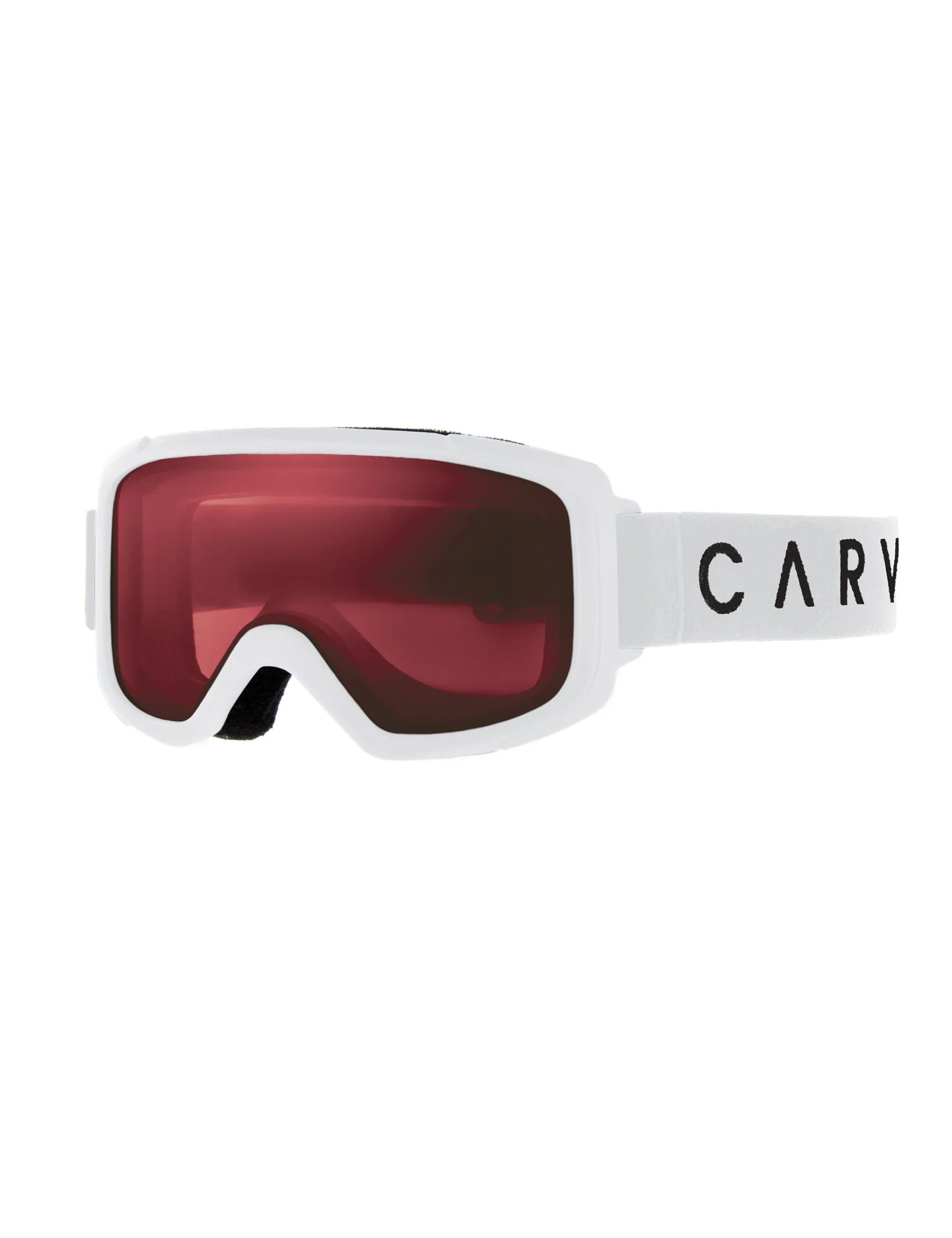 Snow Goggles Carve GLIDE- White Kids