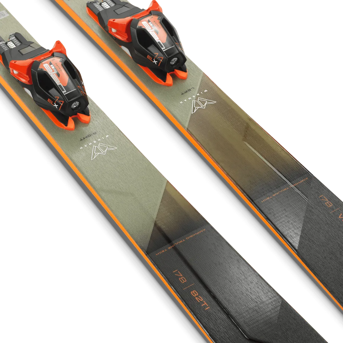 SKIS ELAN WINGMAN 82 TI PS ELX Skis / Includes ELX 11.0 Bindings 2025