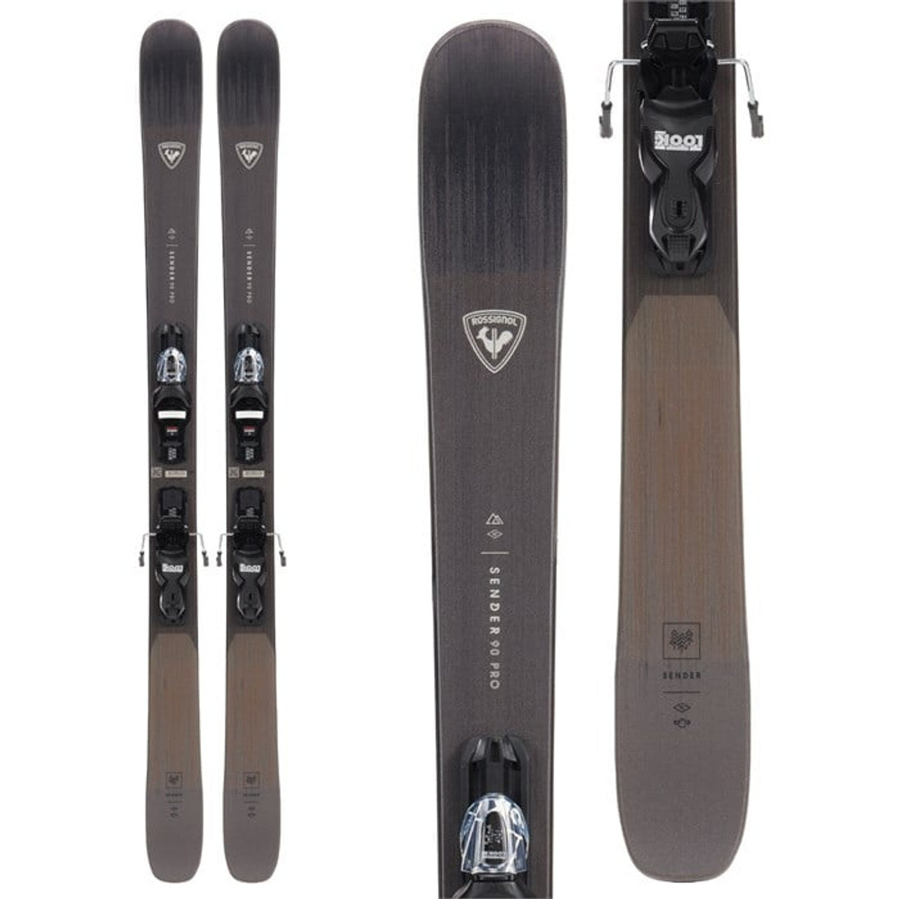 Skis ROSSIGNOL SENDER 90 Pro Skis & Bindings Bundle