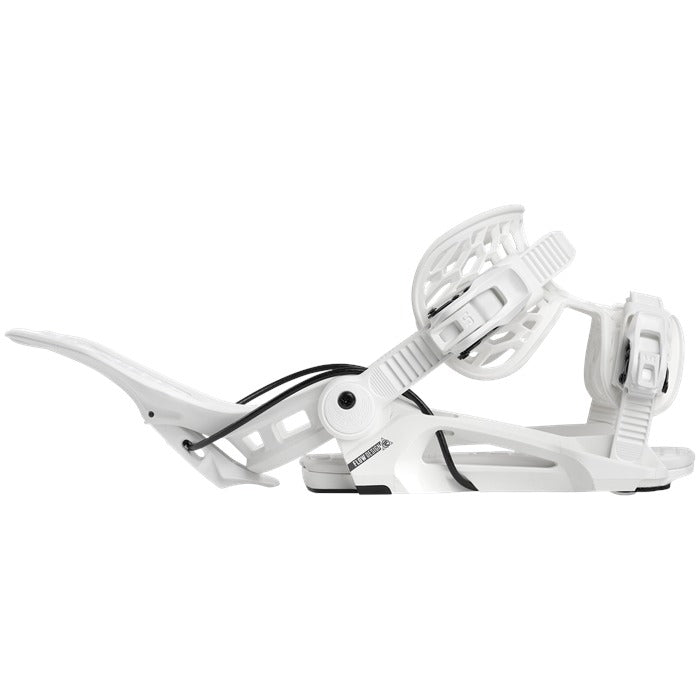 Snowboard Bindings FLOW FENIX- White 2025