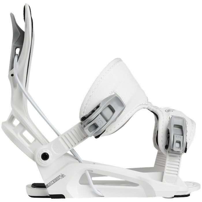Snowboard Bindings FLOW NEXUS- White 2025