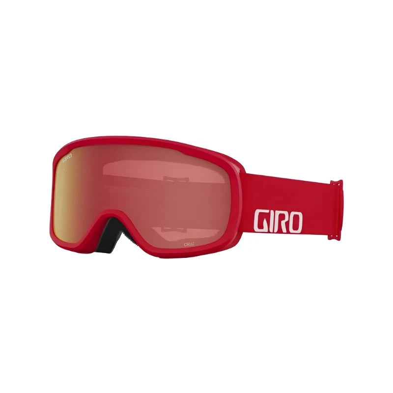 Snow Goggles CRUZ GIRO Red White Wordmark/Amber Scarlett