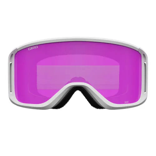 Snow Goggles SAGEN GIRO White Monogram / Amber Pink + Yellow Lenses