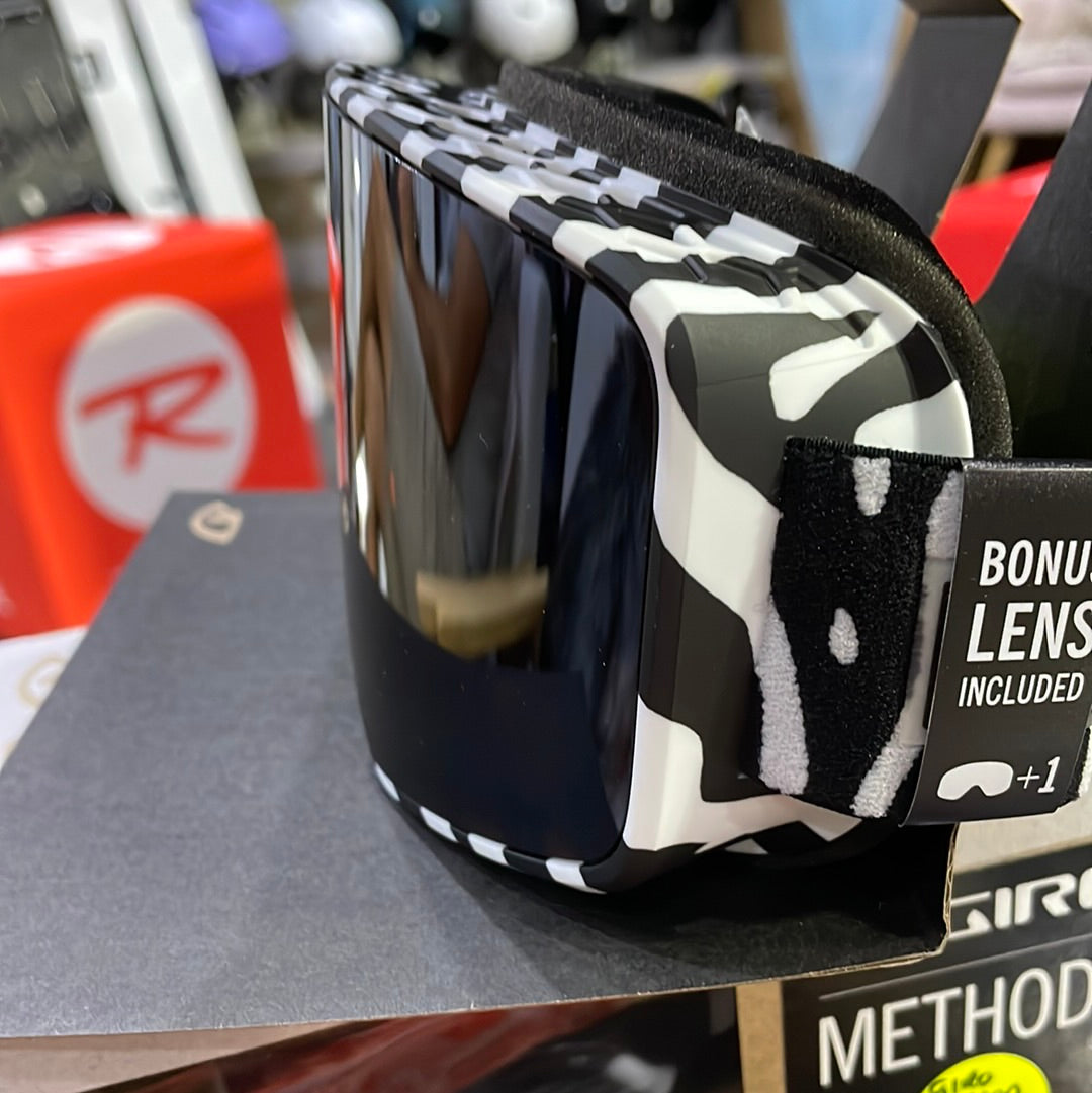 Snow Goggles METHOD GIRO Black White Animal / Vivid Jet Black + Infrared